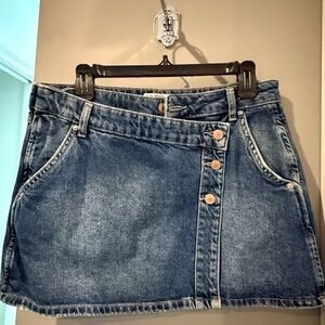 We The Free wynne denim mini skirt 29